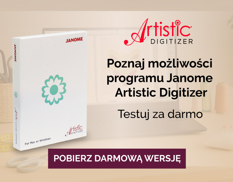 Sprawdź możliwości programu Janome Artistic Digitizer