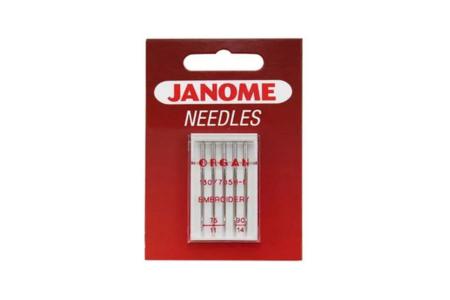 Dołączone gratis dodatkowe igły Janome do haftowania